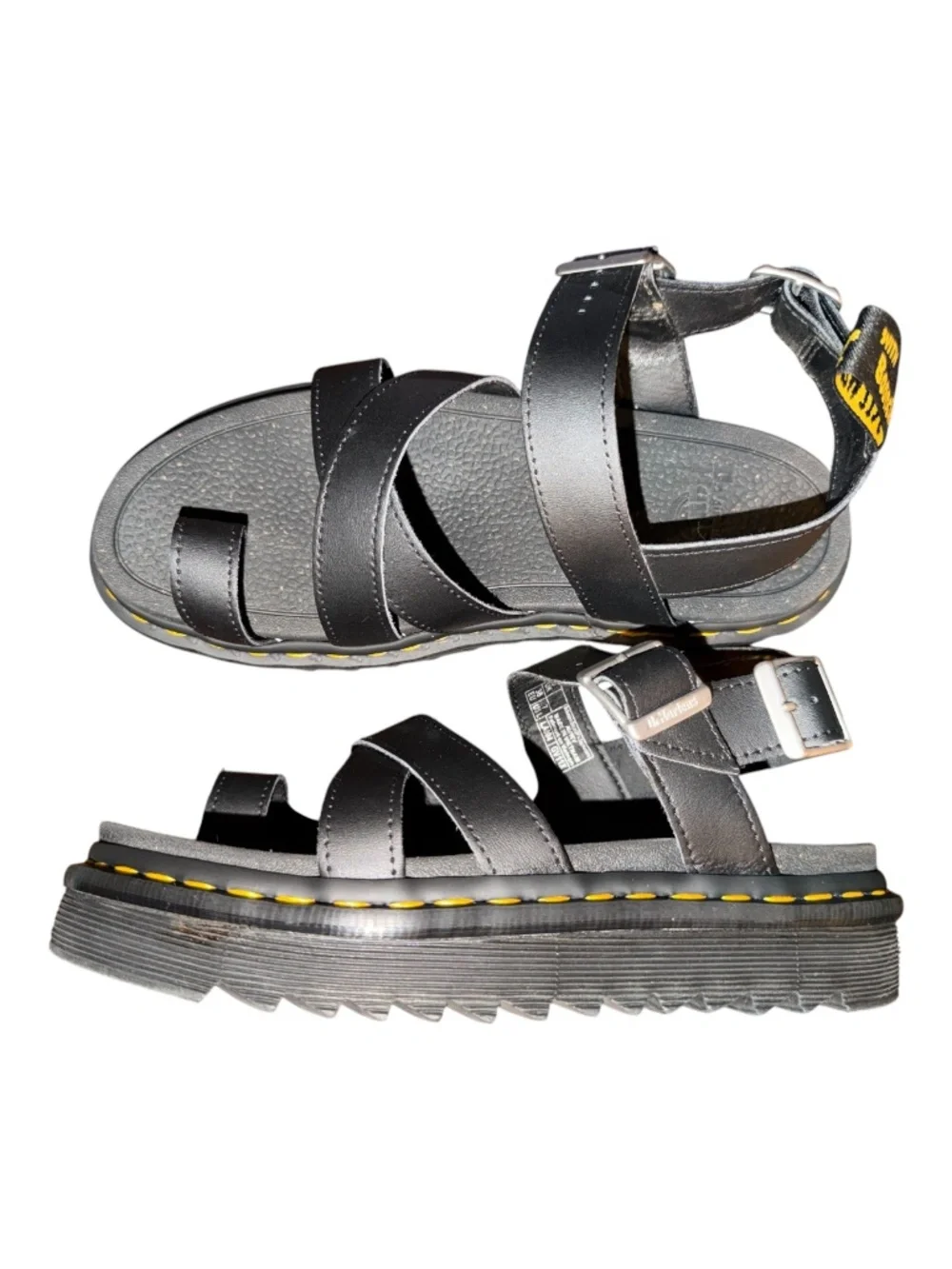 Doc Dr Martens Avry Toe Loop Platform Sandals 7
